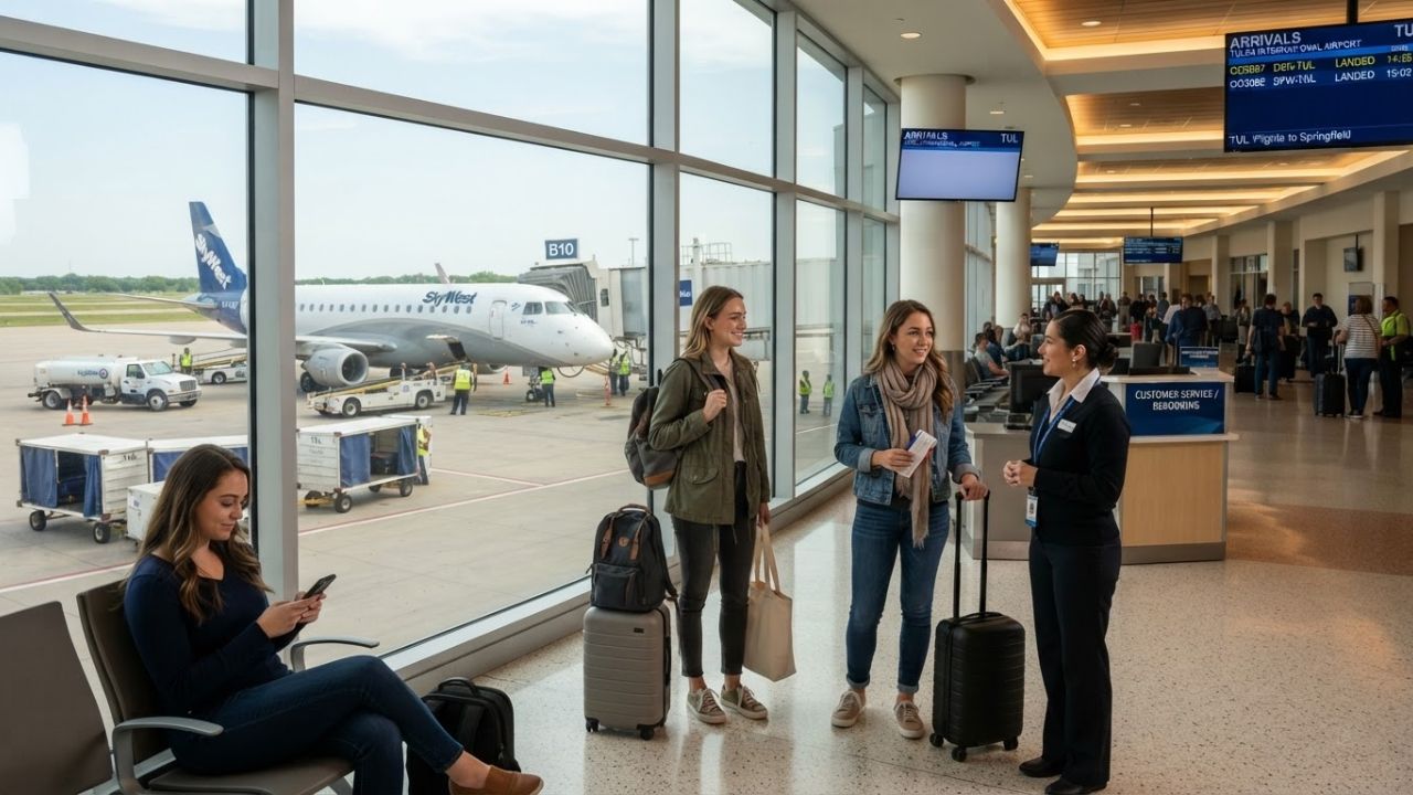 SkyWest Flight OO5687 Diverted to Tulsa Stranding Passengers
