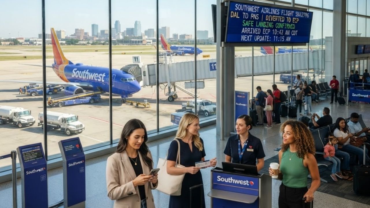 Southwest Airlines Dallas Pensacola Flight Diversion Panamacity