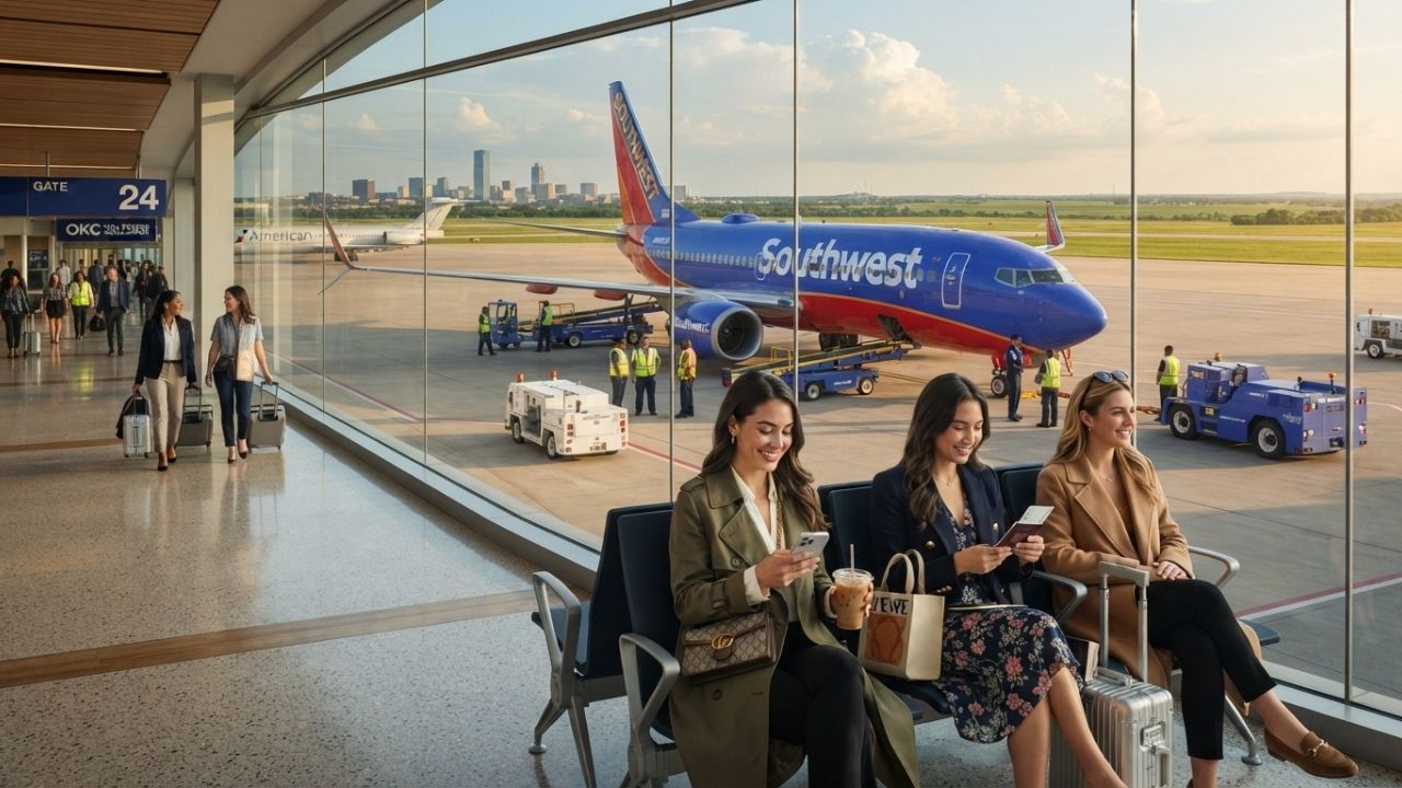 Southwest Airlines Boeing 737 passenger jet taxiing on the airport runway