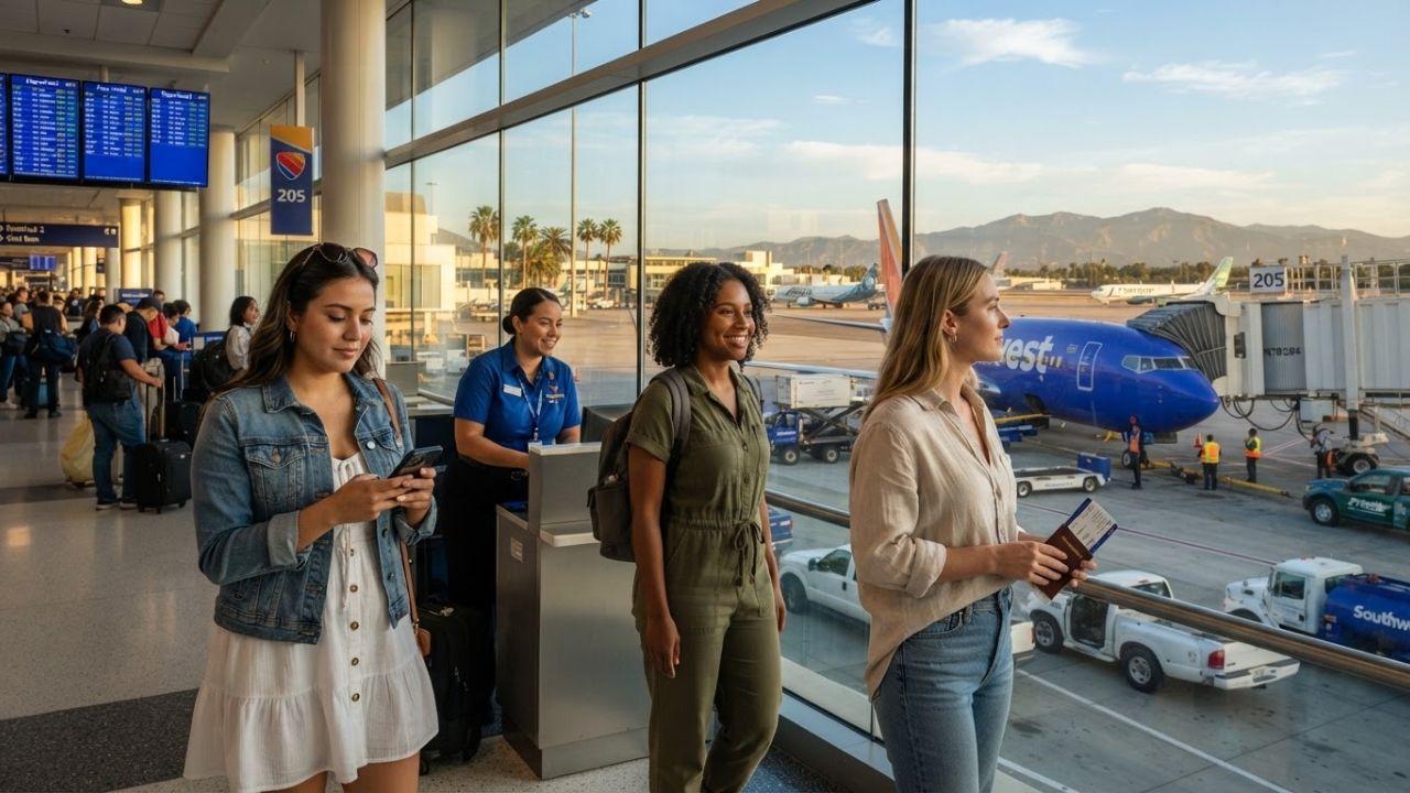 Southwest Airlines Flight WN4228 from San Francisco to Burbank Diverts to Ontario International Airport Disrupting Southern California Summer Travel