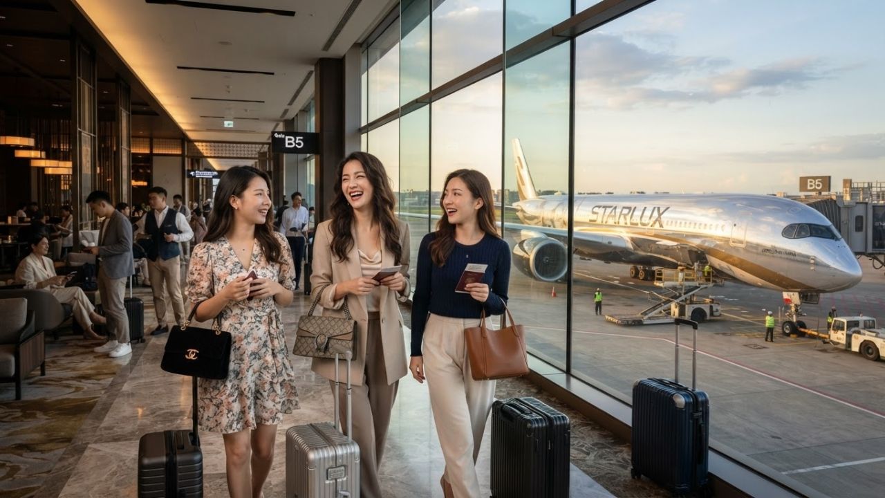 STARLUX Airlines Collaborates with Hajime Sorayama and Pantone to Debut Metallic Silver and Gold Airbus A350-1000 Livery