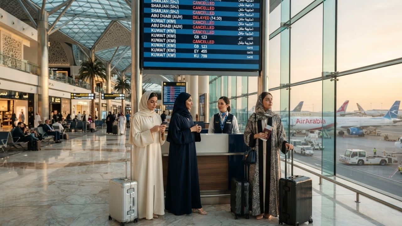 UAE Carriers Cancel Flights to Kuwait Following Temporary Airspace Closure and Security Incidents at Kuwait International Airport