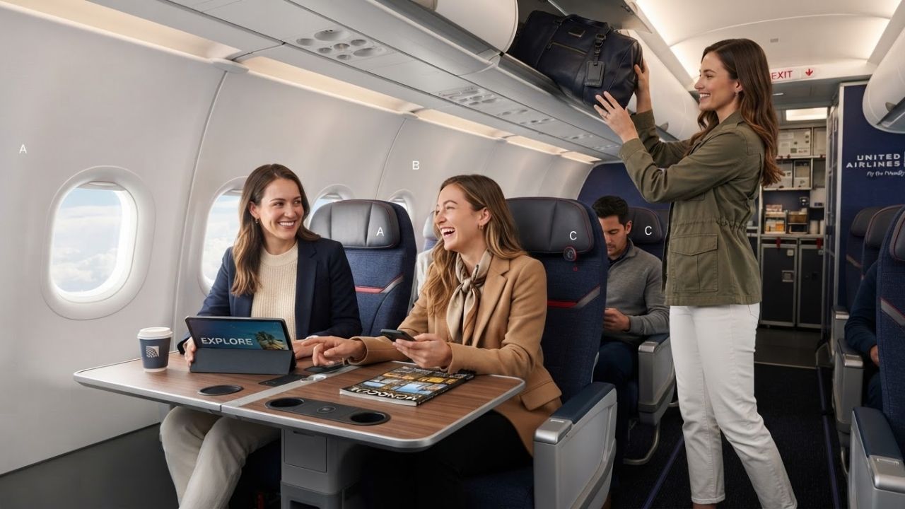 United Upgrades Airbus A321XLR Economy Plus Rows