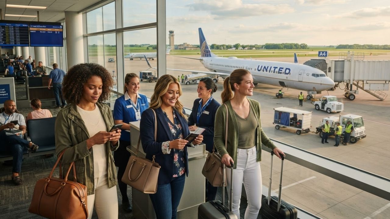 United Airlines Flight UA2486 Diverts to Des Moines Following Mid-Air Operational Decision