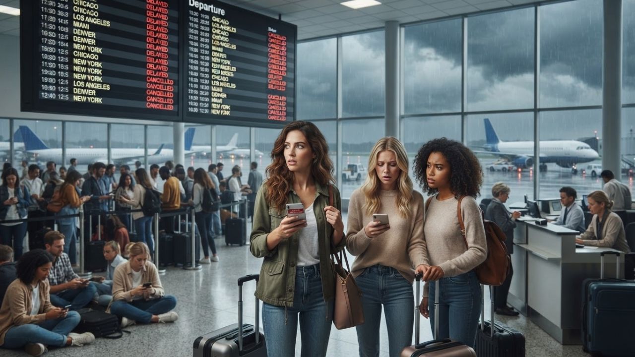 US Holiday Travel Disrupted as Thunderstorms Force 169 Cancellations and 2,952 Delays