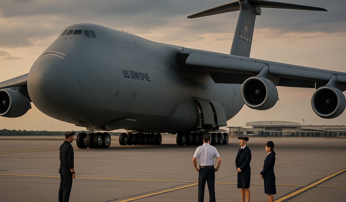 Engineering Marvel: Why the C-5M Super Galaxy Demands 28 Wheels and a Revolutionary Kneeling System