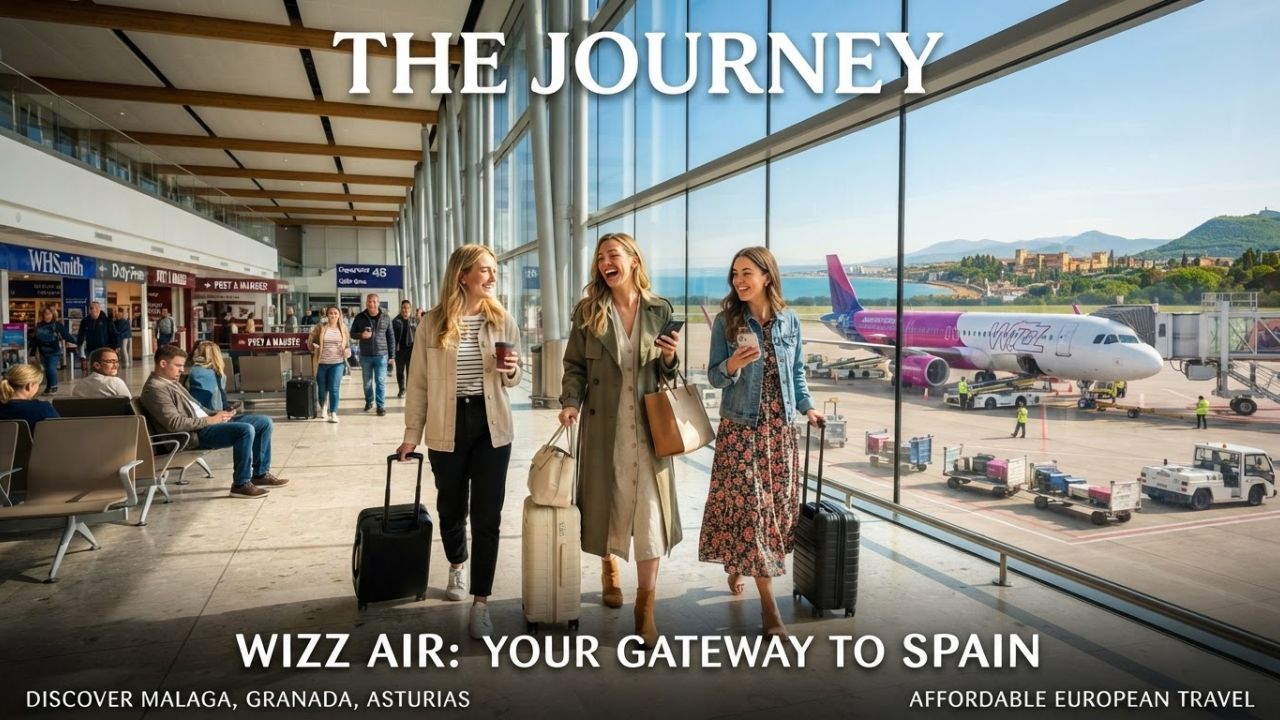 Wizz Air Expands London Luton Network with Three New Year-Round Spain Routes to Málaga Granada and Asturias Starting October 2026