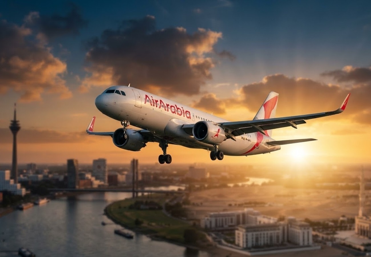 Air Arabia Airbus A320neo aircraft on the tarmac