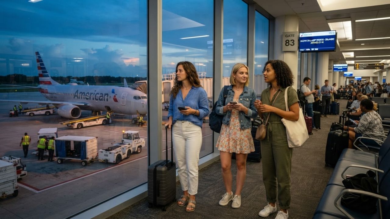 American Airlines Flight AA2449 Diverts to Orlando Airport