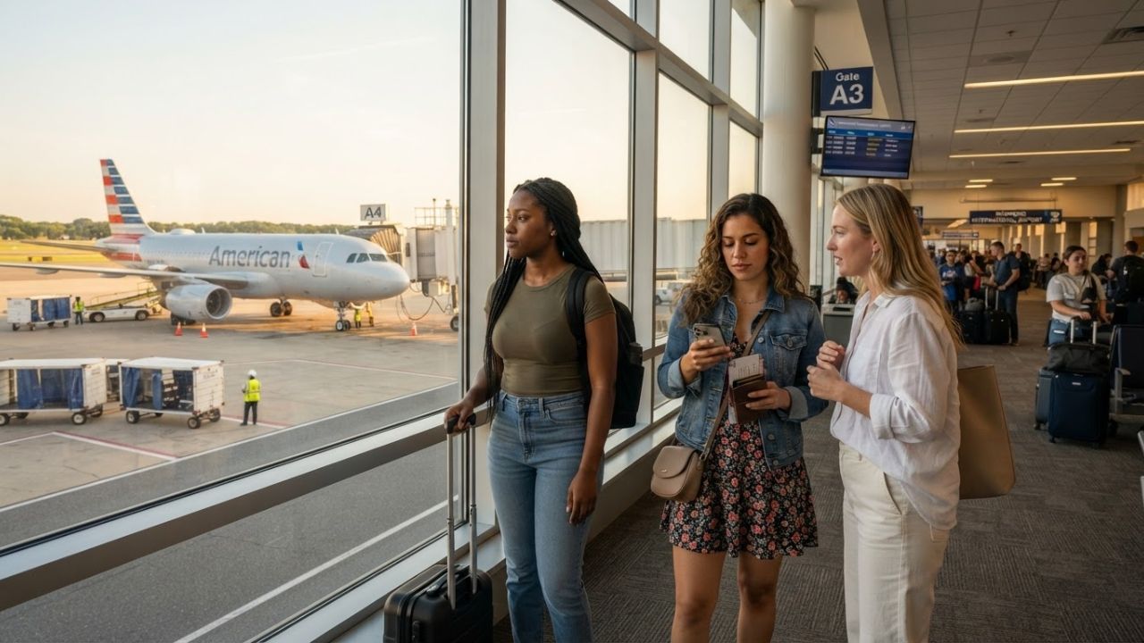 American Airlines Flight AA2839 Diverts to Richmond Airport