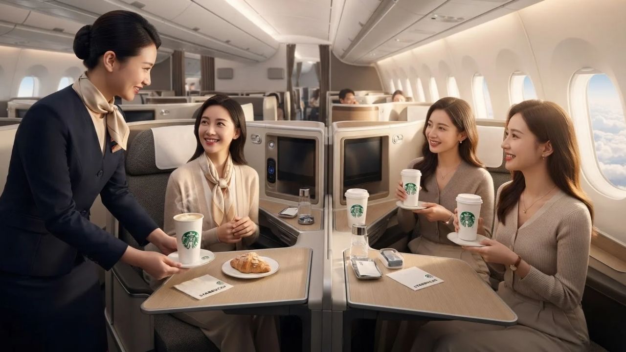 Premium Travel: China Eastern Airlines Introduces Inflight Starbucks Coffee