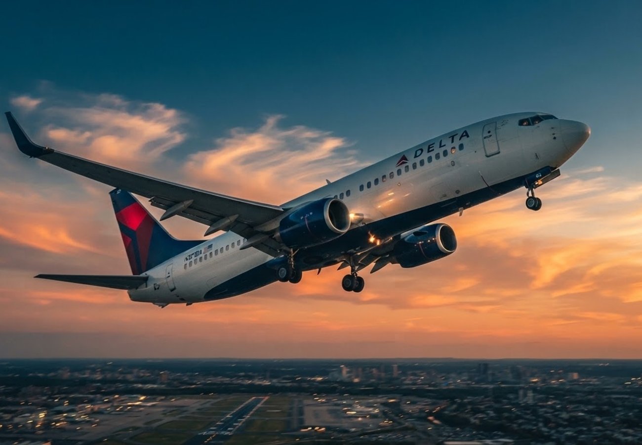 Delta Air Lines Boeing 737-800 aircraft on a runway