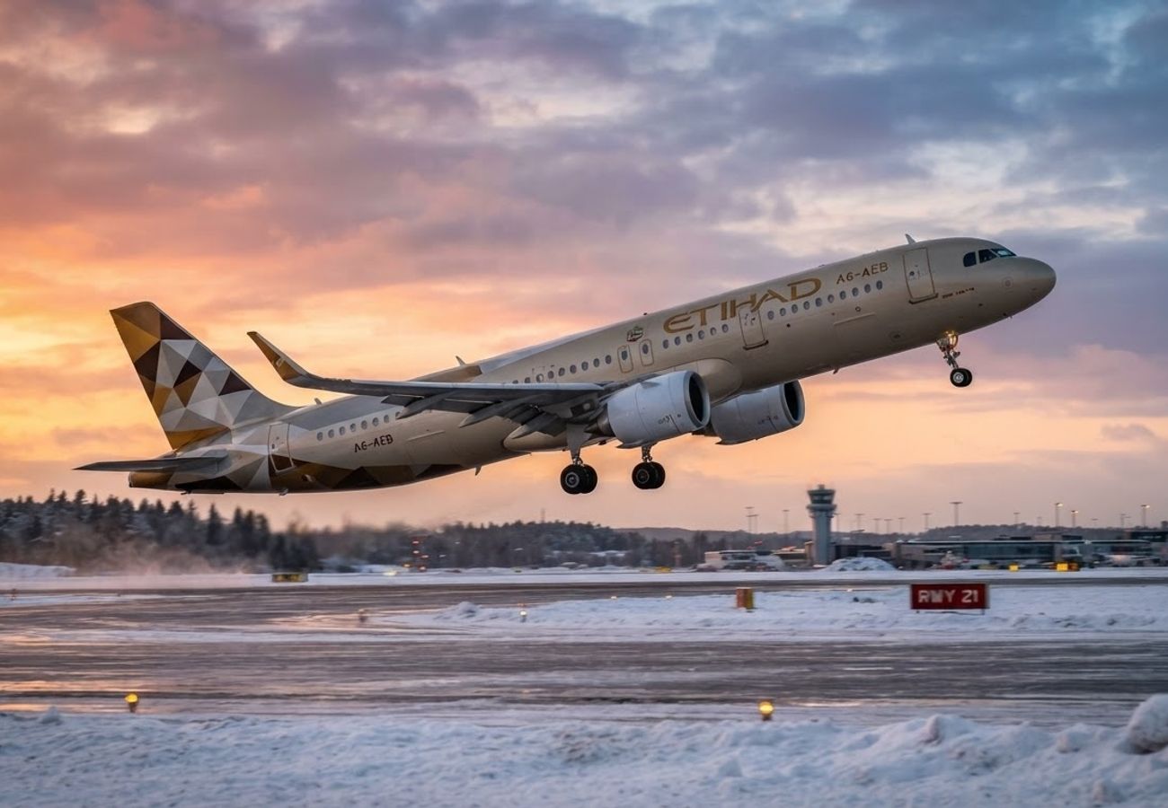 Etihad Airways Airbus A321LR aircraft