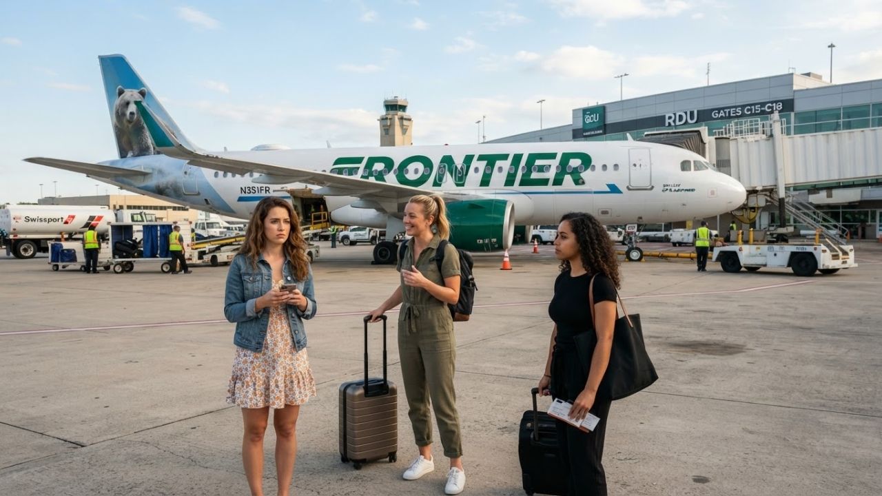 Frontier Airlines Flight FFT3058 Diverts Back to Raleigh-Durham