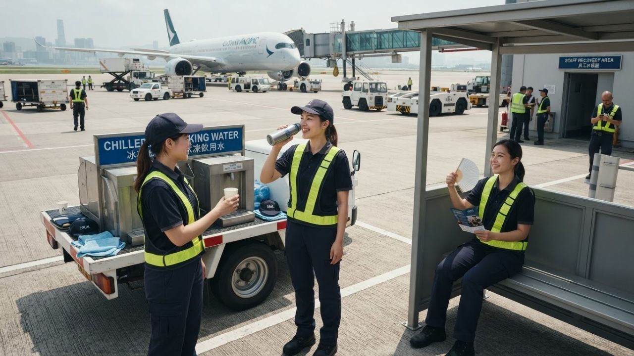 Hong Kong Airport Launches Enhanced Heat Prevention Strategy for Ramp Staff