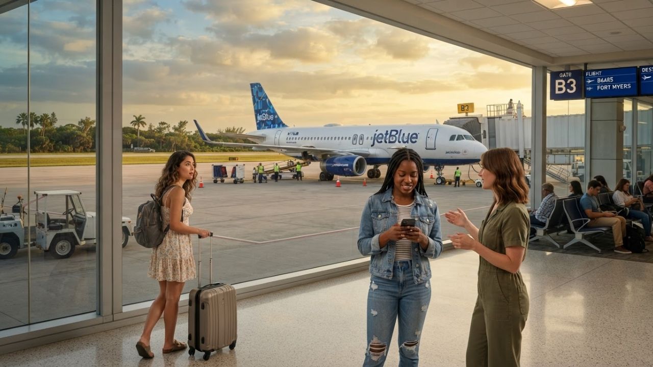 JetBlue Flight B6685 Diverts to Fort Myers Airport