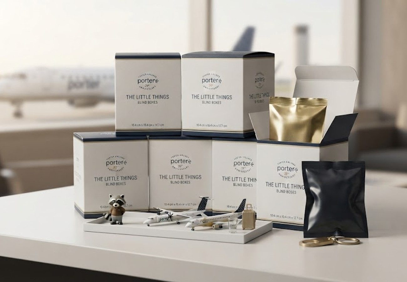 Porter Airlines 20th anniversary collectible blind boxes