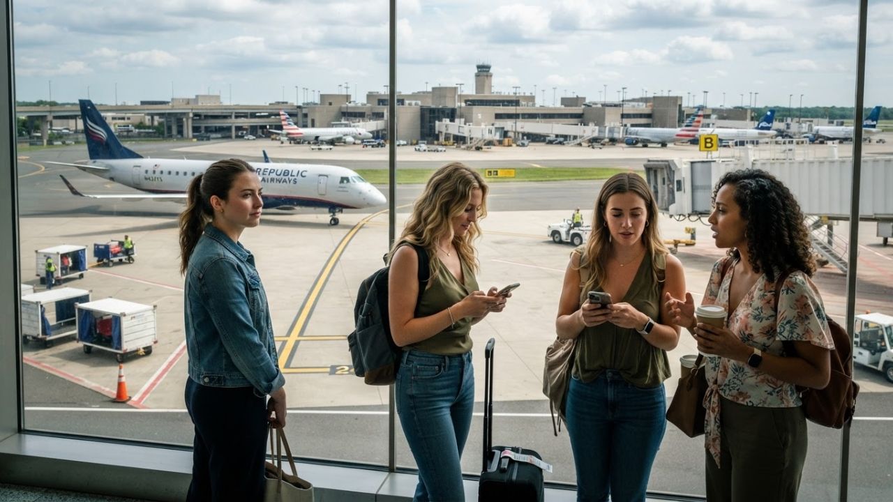 Republic Airways Flight YX4565 Diverts to Hartford Bradley Airport