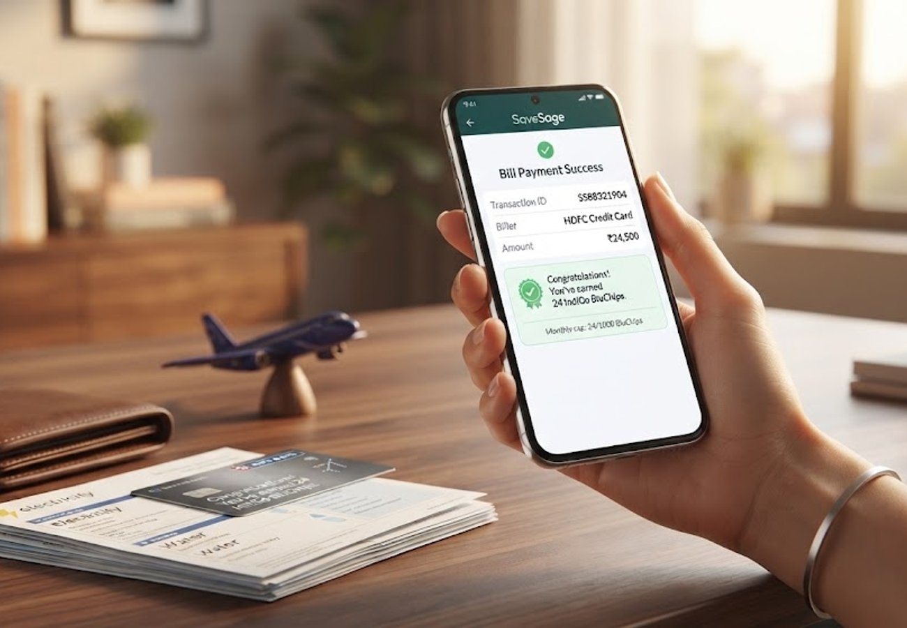 Digital representation of airline rewards and financial bill payments