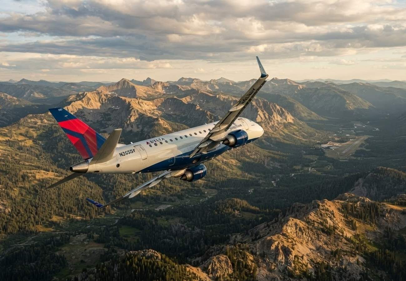 SkyWest Flight SKW3689 Operated by Delta Diverts Embraer E175LR Back to Salt Lake City in 2026