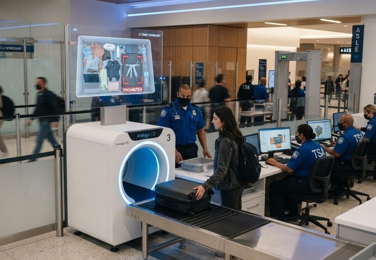 Advanced AI airport security screening technology by Smiths Detection