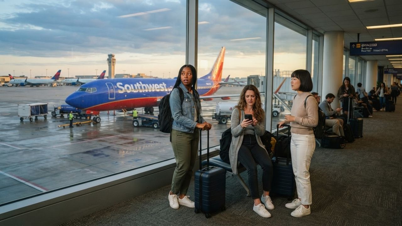 Southwest Flight SWA3239 Diverts to Detroit Metropolitan Airport