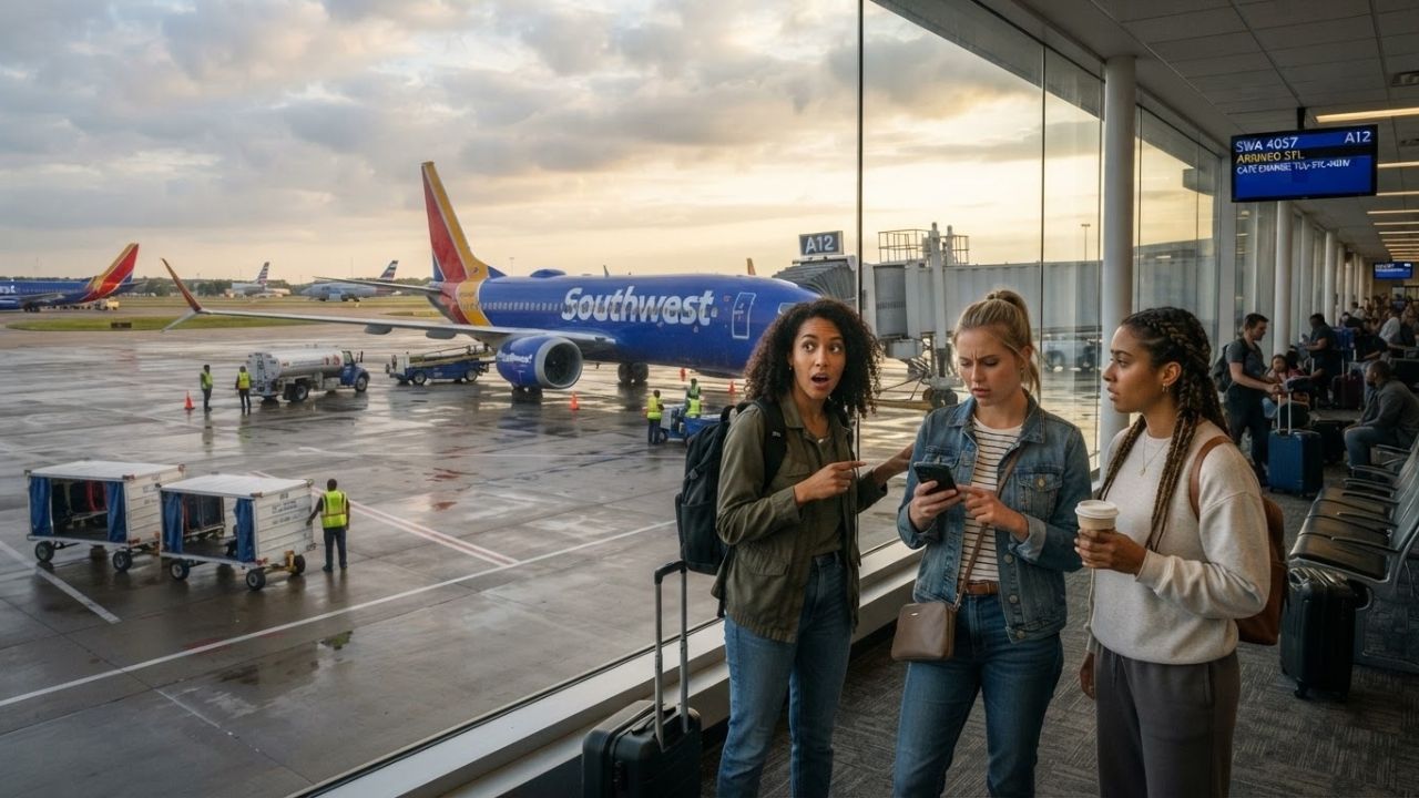 Southwest Flight SWA4057 Diverts to St. Louis Lambert Airport