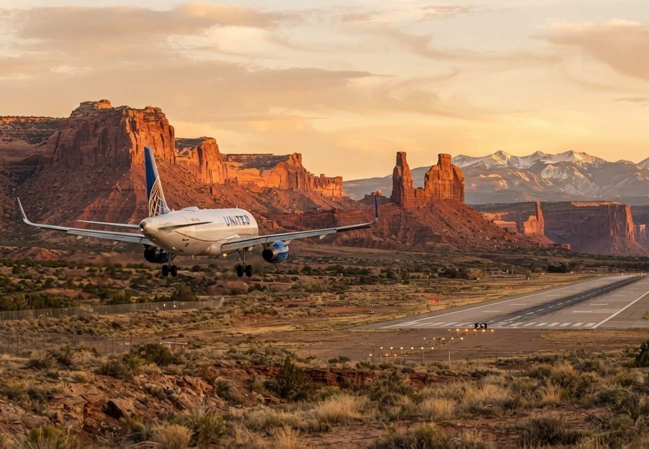 United Airlines UA1790 Airbus A320 Diverts to Grand Junction Regional Airport on 3 August 2026