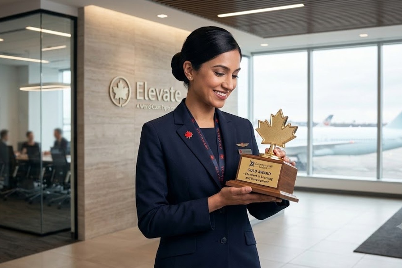 Air Canada Celebrates Elevate Programme Success With Brandon Hall Gold Recognition