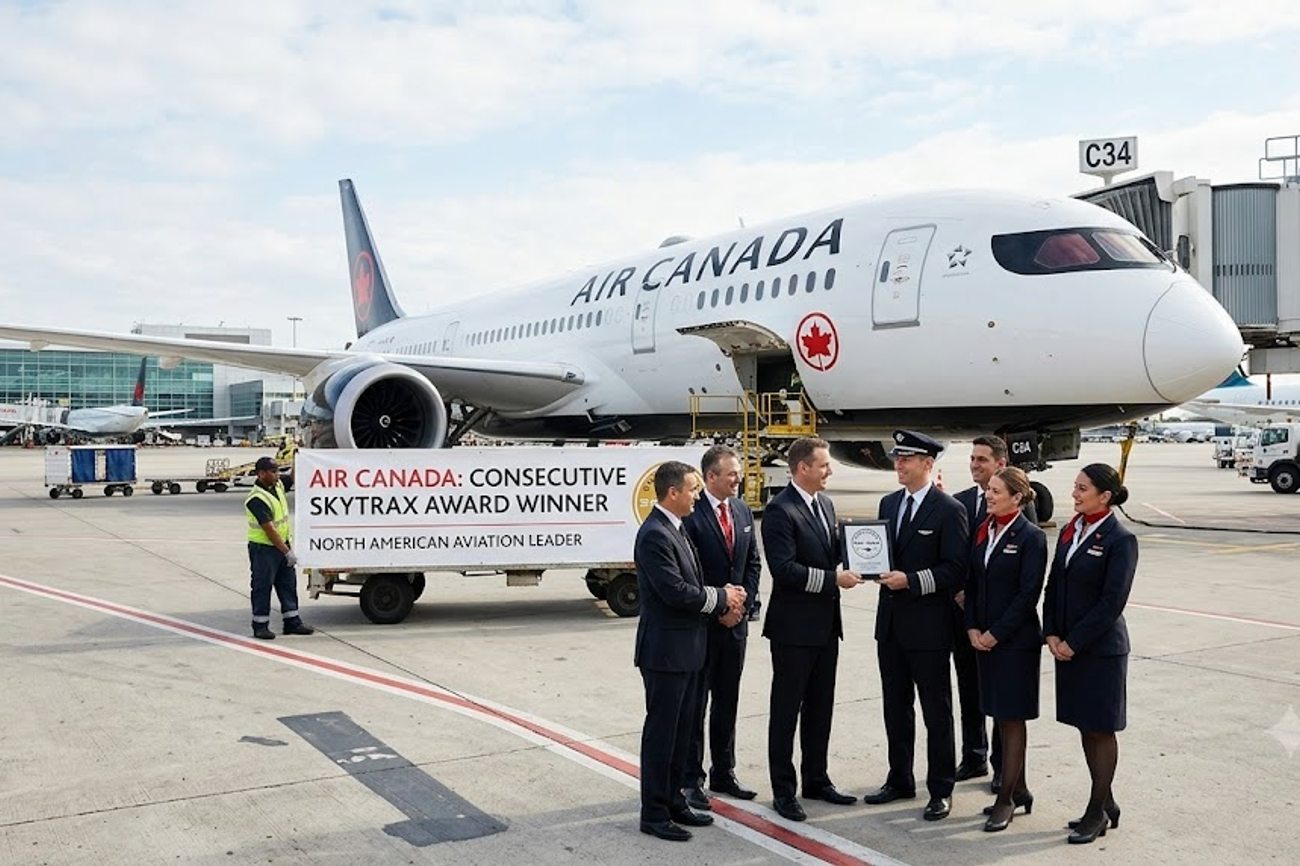 Air Canada Strengthens North American Aviation Leadership With Back-to-Back Skytrax Recognition