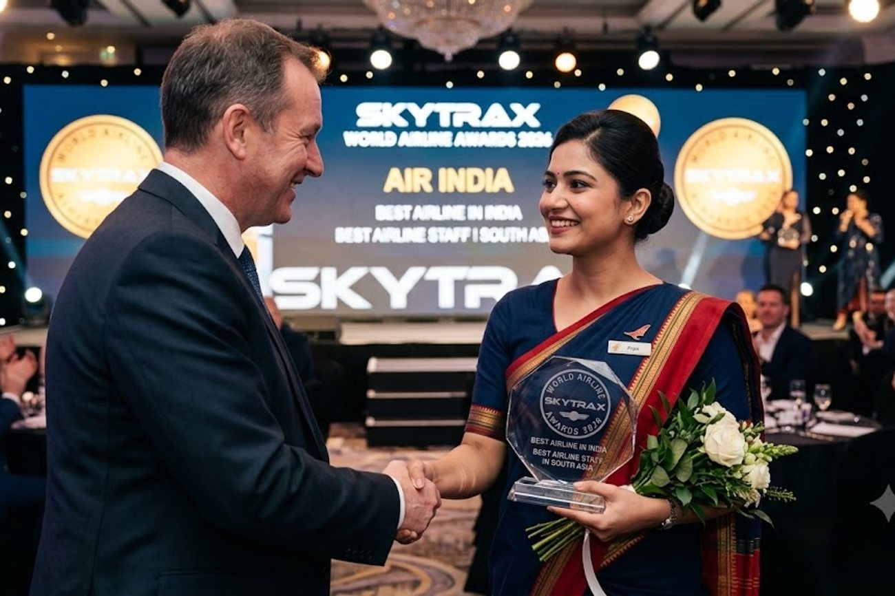 Air India Named Best Airline in India and Best Airline Staff in South Asia at Skytrax World Airline Awards 2026