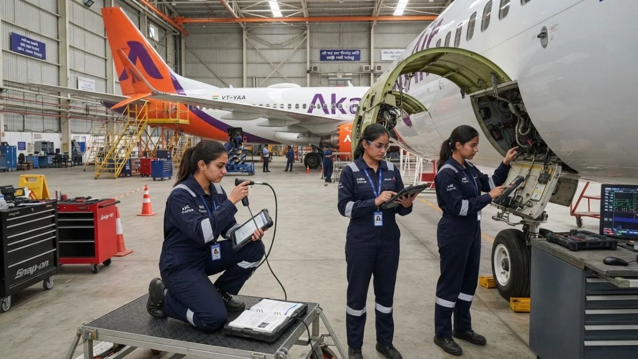 Akasa Air Launches AME Training Programme: Inside India's MRO Aviation Boom