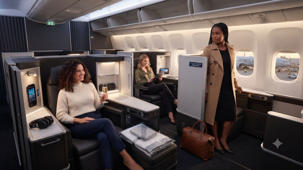 American Airlines Debuts Retrofitted Boeing 777-300ER with 114 Premium Seats: Flagship Suites Replace First Class