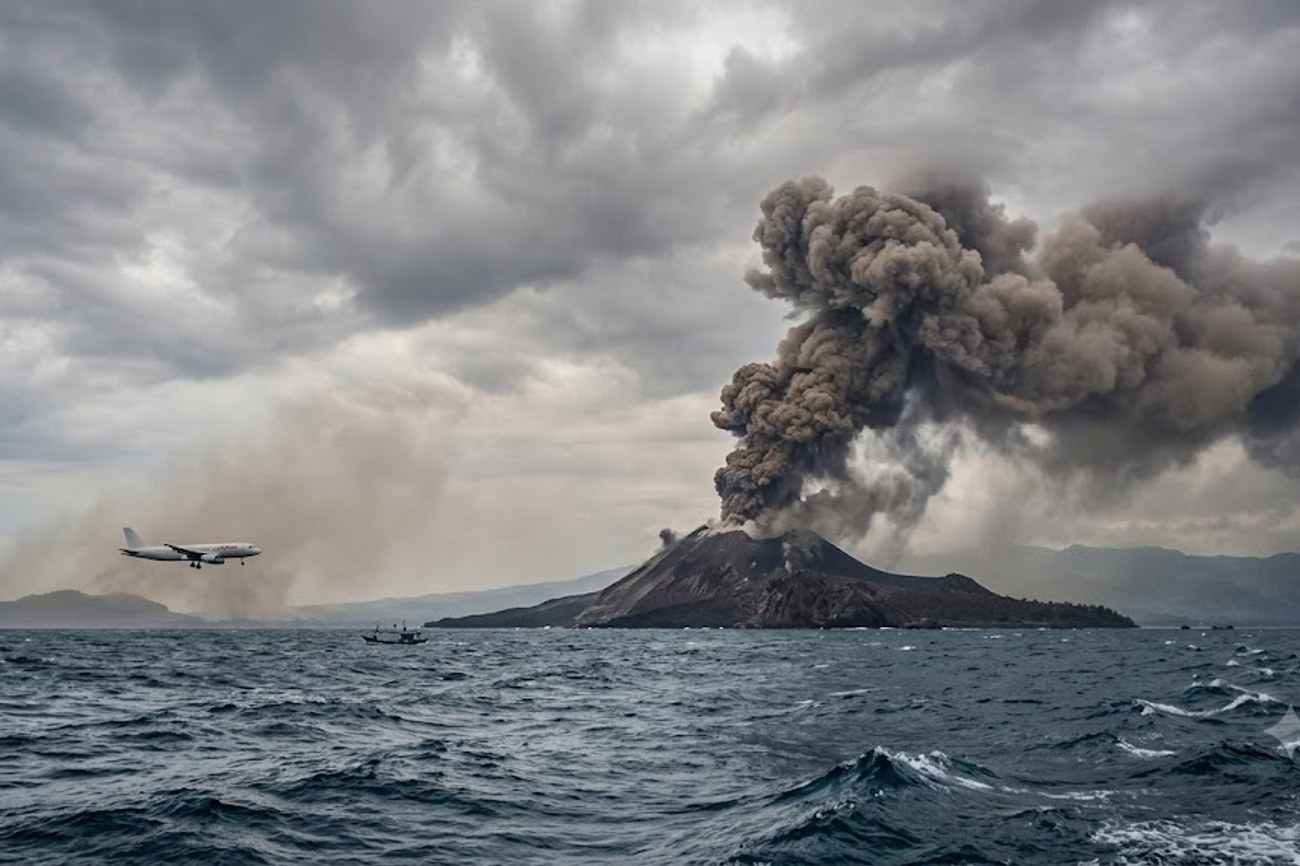 Mount Anak Krakatau Eruption Disrupts Southeast Asian Air Travel