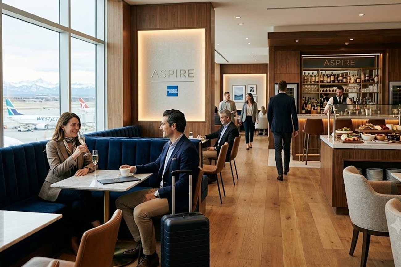 Aspire Opens New American Express Premium Lounge at Calgary Airport With Luxury Travel Experience