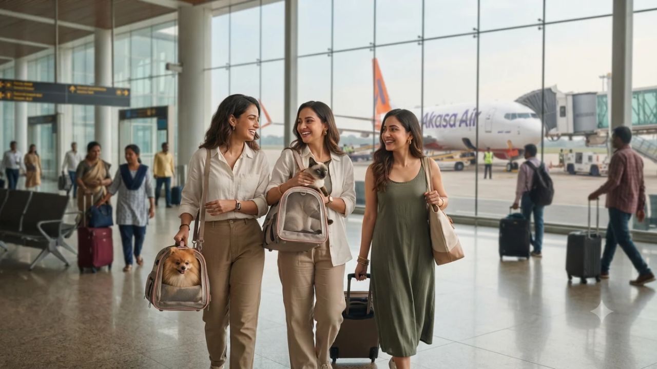Bengaluru Emerges as India’s Pet Aviation Capital: Akasa Air Records Over 13,500 Domestic Pet Journeys