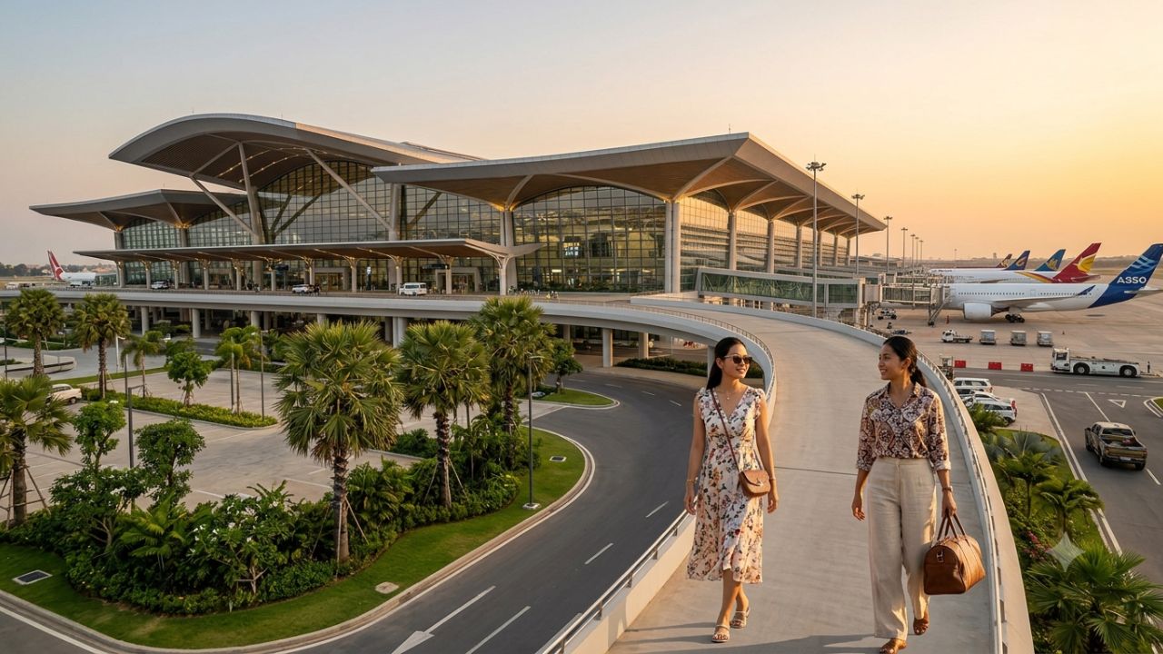Cambodia's Techo International Airport Marks First Anniversary Processing 2.4 Million H1 Passengers