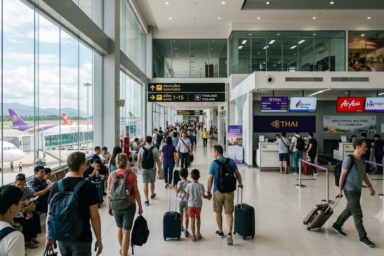 Chiang Mai International Airport Becomes A Rising Asian Travel Hub As Millions Of Passengers Boost Tourism