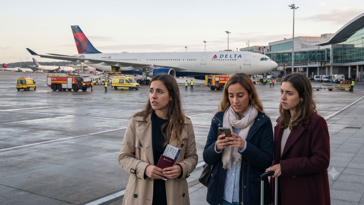 Delta Flight Emergency Diversion to Porto: Cabin Smoke Protocols, EU261 Rights, and Hospitalization Claims