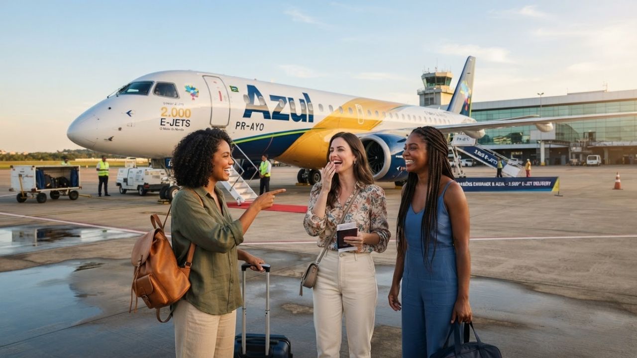 Embraer Delivers Historic 2,000th E-Jet to Azul as Landmark E195-E2 Expands Brazilian Air Connectivity