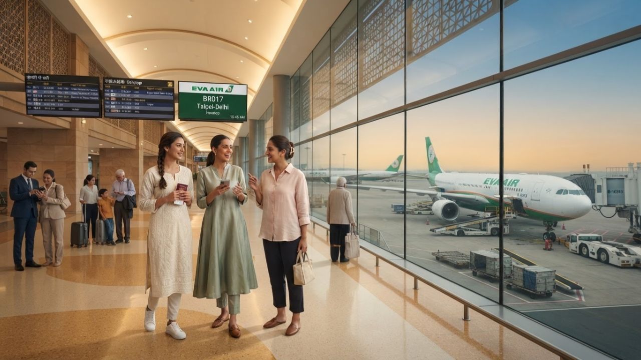 EVA Air Launches Nonstop Taipei–Delhi Route on Airbus A330-300 Linking India with North America