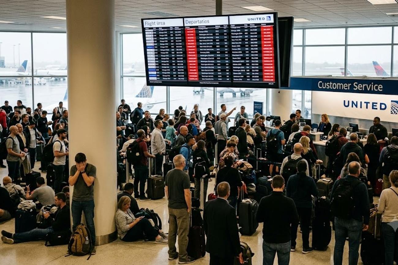 Flights Cancelled Across United States As Chicago, Washington, And Other Major Airports Cancel 275 And Delay 4,218