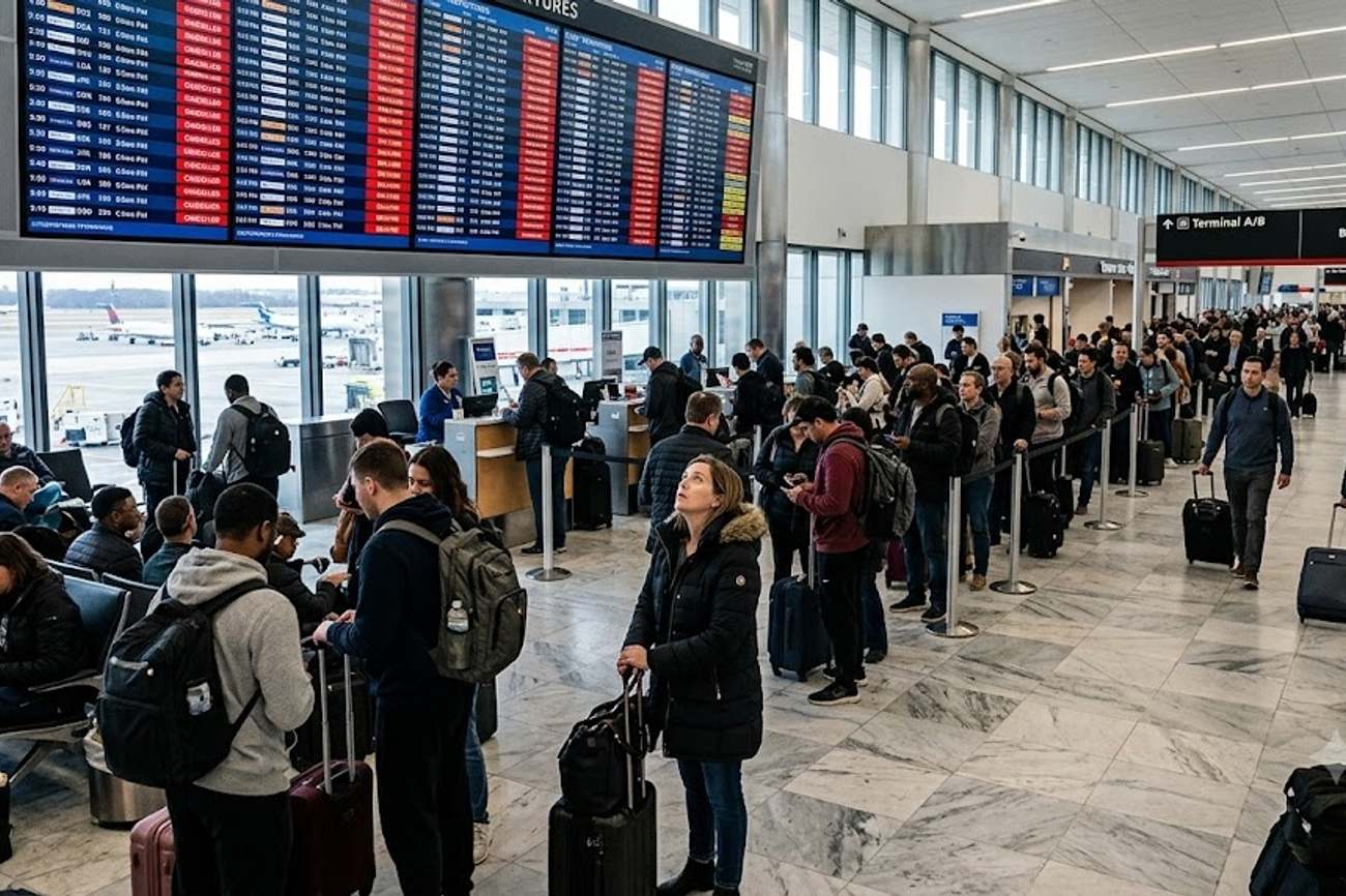 Flights Cancelled Around US As Washington, Boston, And Others Face 103 Cancellations And 2,408 Delays