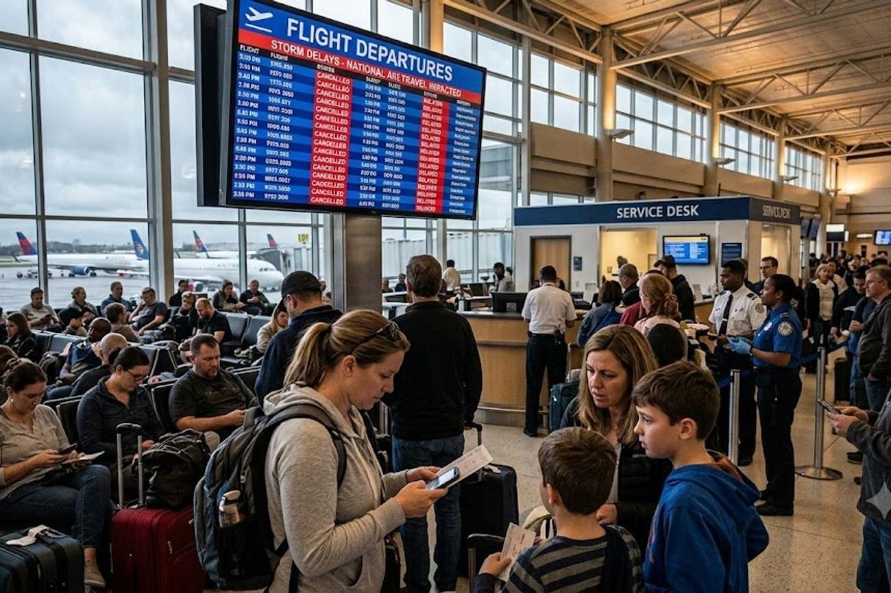 Flights Cancelled Over The US As Atlanta, Houston, And More Airports Cancel 473 And Delay 2,723, Impacting Air Travel