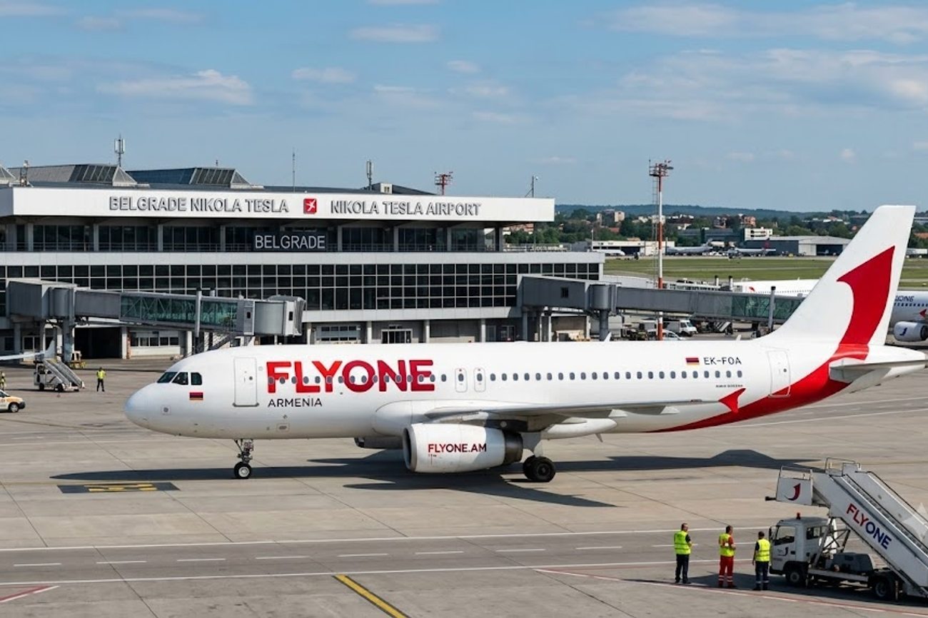FlyOne Armenia Opens New Yerevan-Belgrade Route Creating Direct Travel Link Between Armenia and Serbia