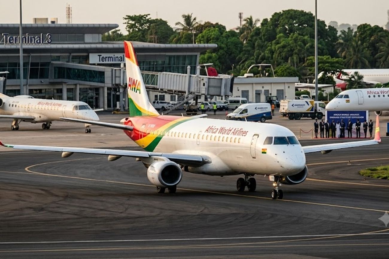 Ghana’s Africa World Airlines Expands Regional Travel With New Embraer E190 Fleet Growth Plan