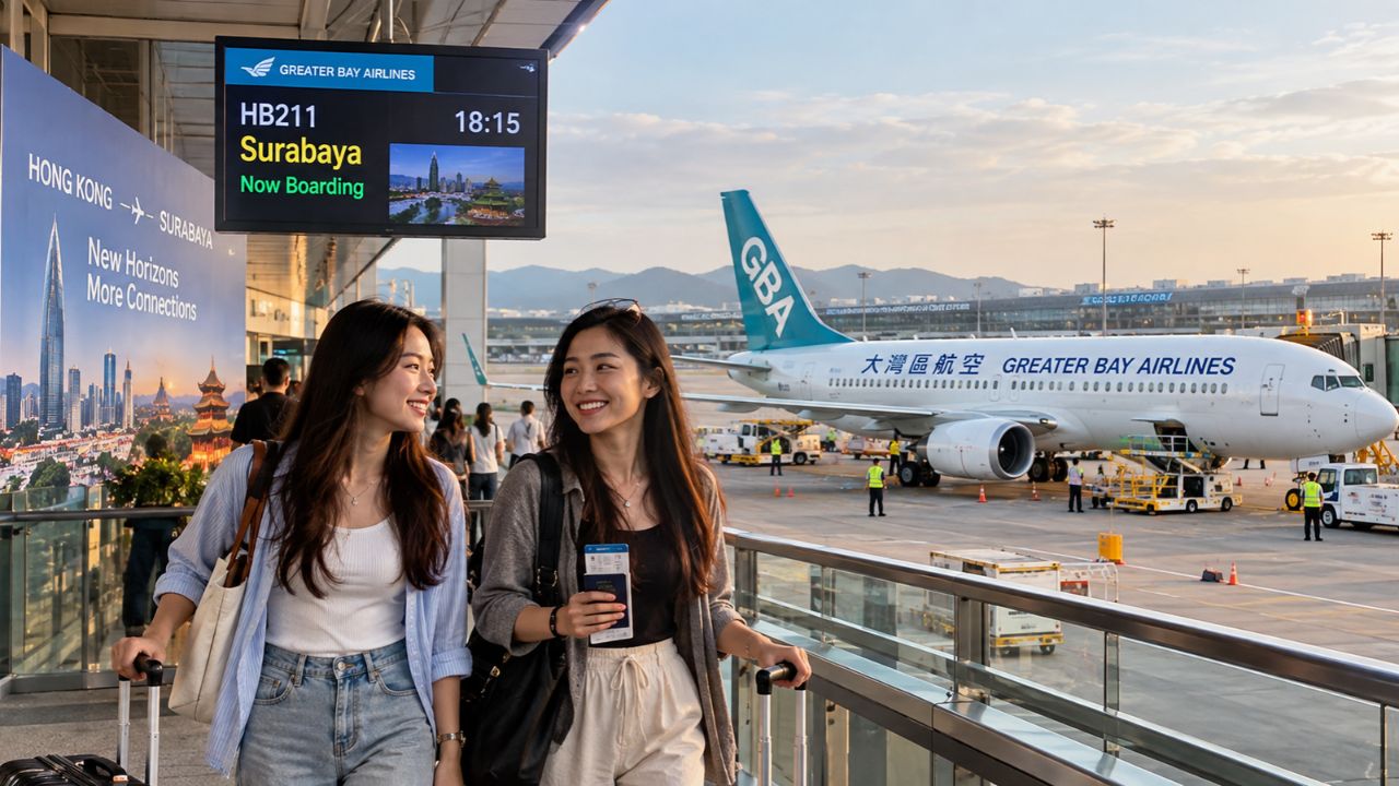 Greater Bay Airlines Launches Direct Hong Kong to Surabaya Flights: East Java Gateway and Travel Guide 2026