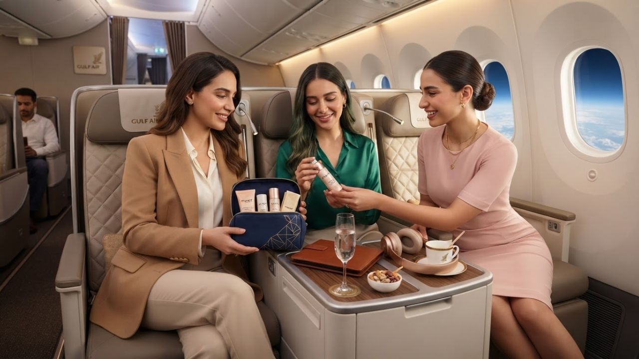Gulf Air Elevates Falcon Gold Business Class with Historic French Skincare House PAYOT and Eco-Design Kits