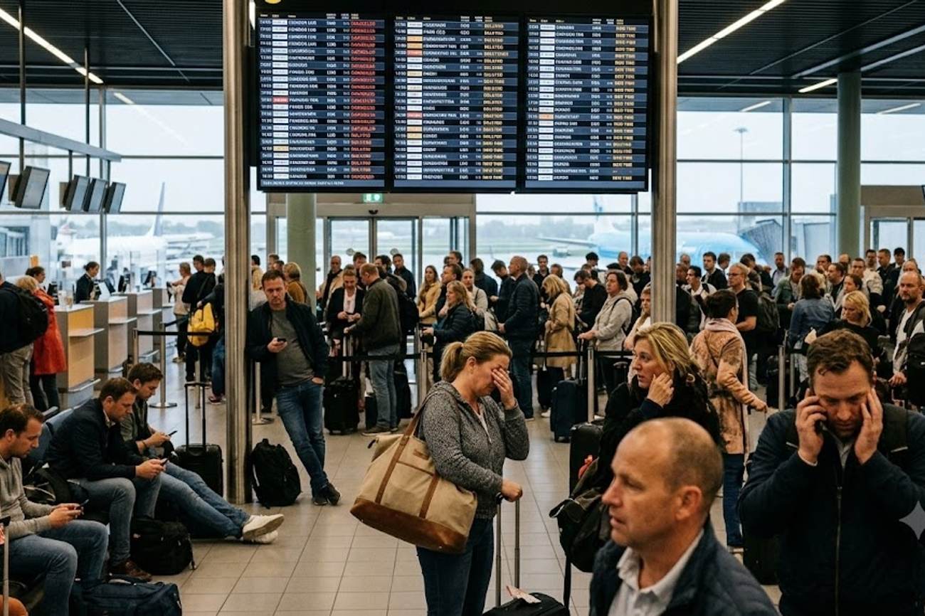Hundreds Of Passengers Impacted Across Europe As Amsterdam And 11 Other Airports Record 58 Cancellations And 2,276 Delays
