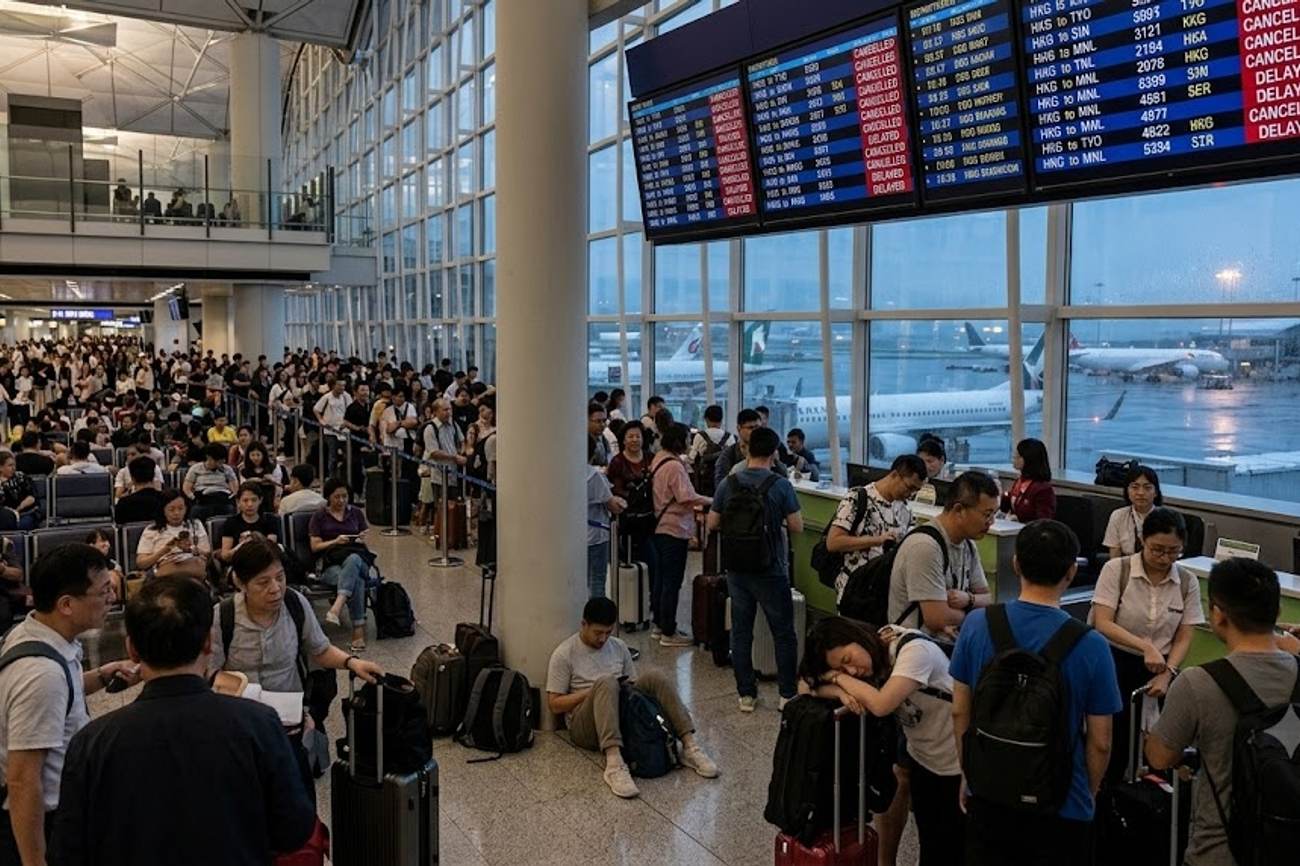 Hundreds of Travelers Impacted Throughout Asia as 177 Cancelled and 3,487 Delayed Flights at Hong Kong, Abu Dhabi and More Airports